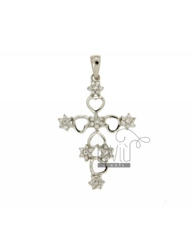 42x28 mm cross pendant with...