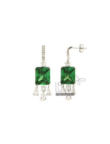 Earrings and pendant square...