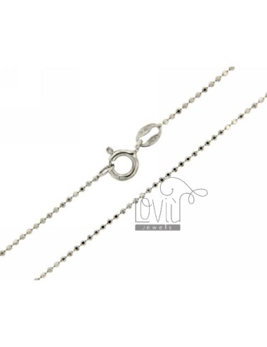 Faceted ball chain mm 1,2...