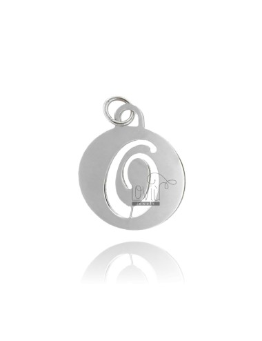 32 mm round pendant with...