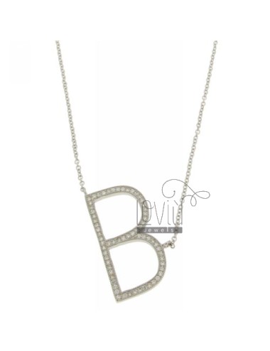Collier with letter b mm...