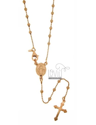 Ball chain rosary necklace...