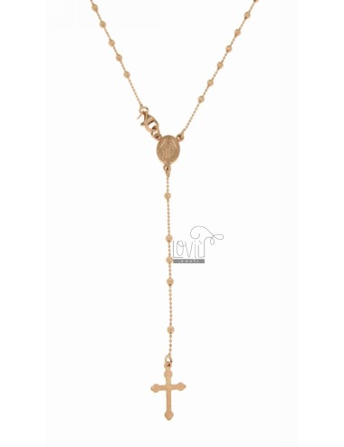 Ball chain rosary necklace...
