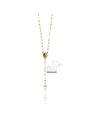 Rosary necklace with ball...