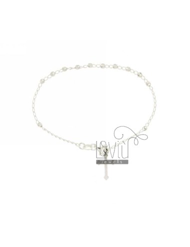 Rosary bracelet with ball...