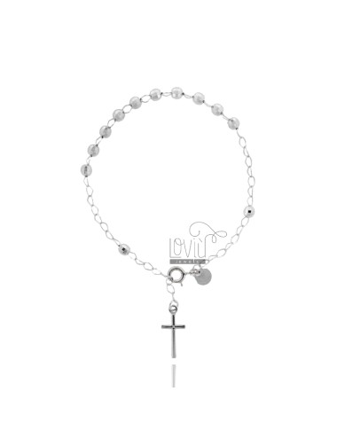 Rosary bracelet with...