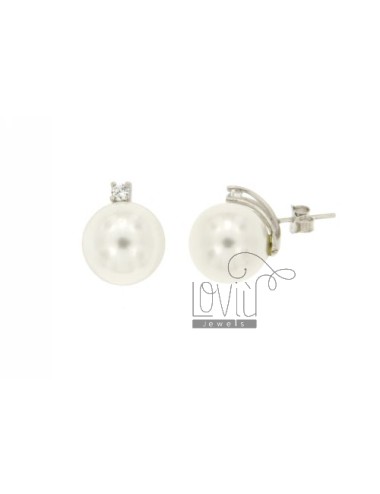 A pearl earring lobo 14 mm...