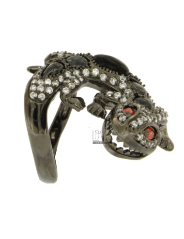 Jeco plated ring in ag...