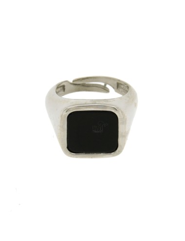 Mens ring with square stone...