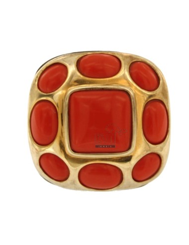 Coral square ring fake and...