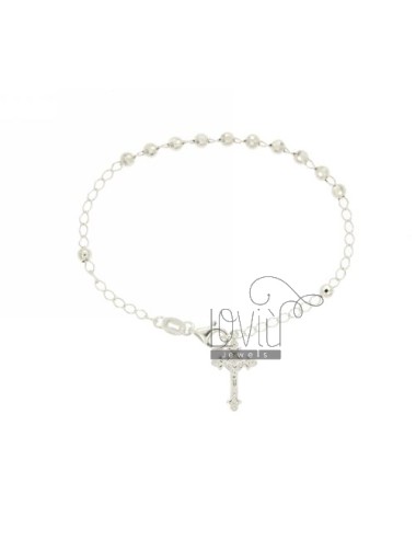 Rosary bracelet with ball...