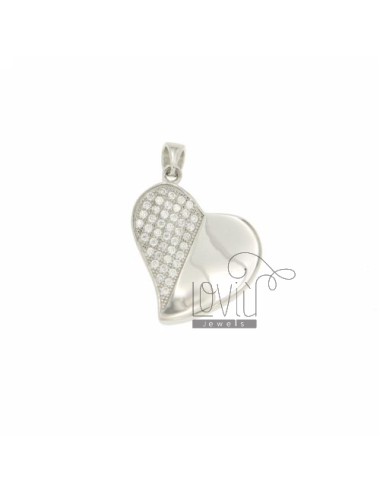 Heart pendant 20x15 mm with...