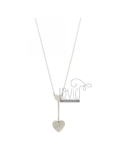 Cable necklace 45 cm with...
