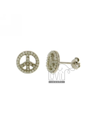 Earrings 9 mm symbol of...
