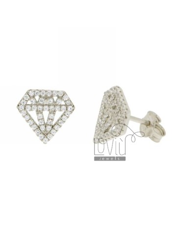 Lobe diamond earrings mm...