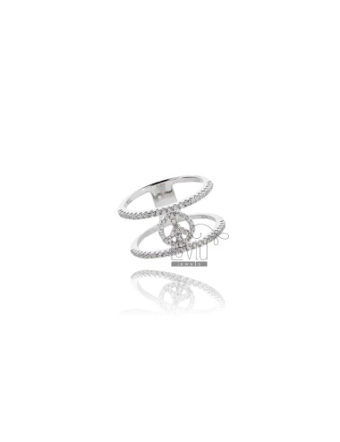 Perforated band ring with...