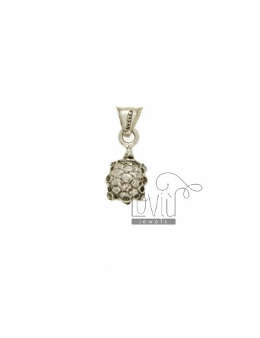Charm turtle in 21x11 mm ag...
