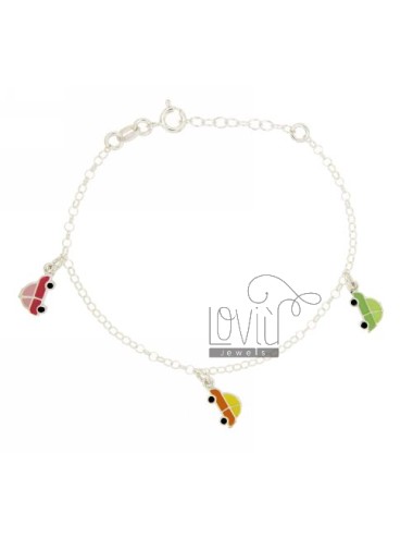 Rolo bracelet with pendants...