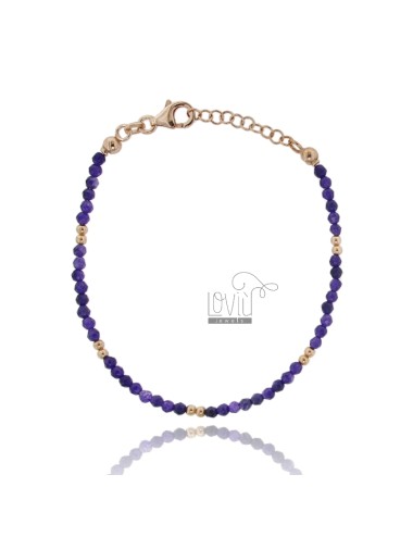 Bracelet with dark purple...