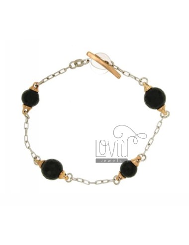 Cable bracelet with 4 balls...