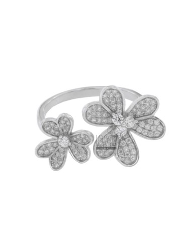 Ring double flower petals...