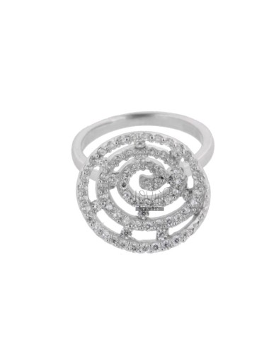 Spiral ring in silver...