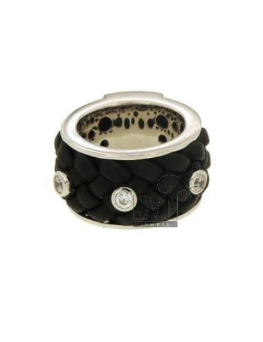 Band ring mm 12 with rubber...