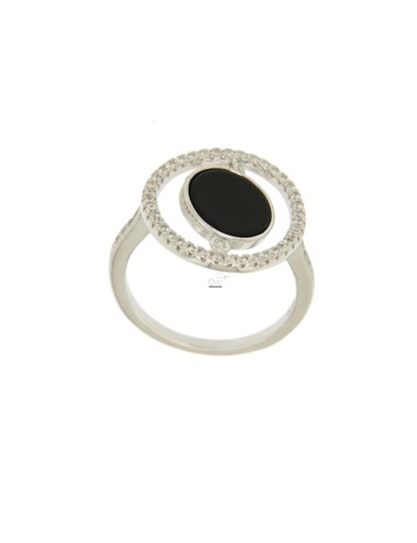 Ring round 17 mm silver...