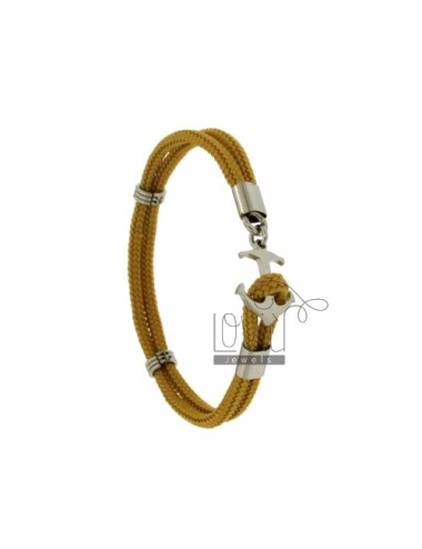Ocra rope bracelet with...