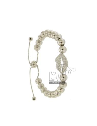 Bracelet with ball 6.5 mm...