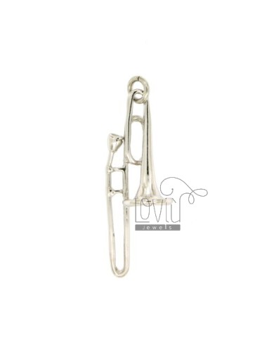 Ciondolo trombone mm 33x12...