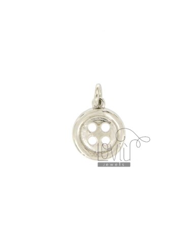 Charm button 13 mm silver...