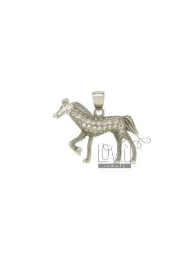 Horse pendant 16x20 mm with...