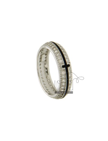 Ring band 5 mm with central...
