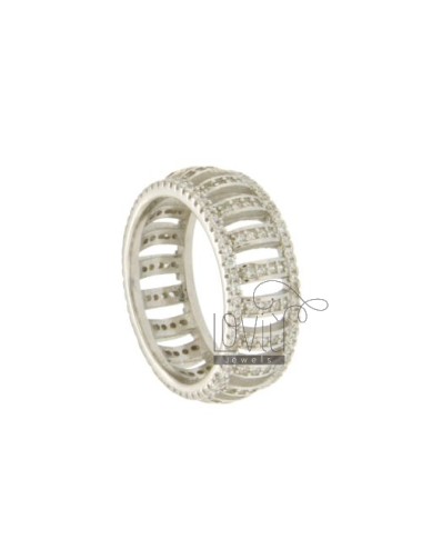 Ring band 8 mm silver...
