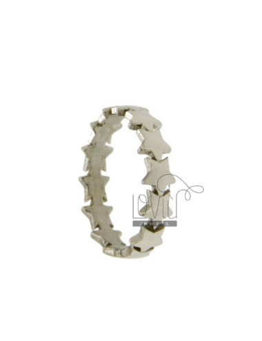 Ring clamp stelline silver...