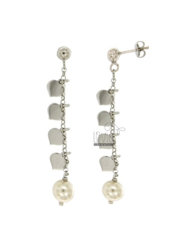 Rolo pendant earrings with...