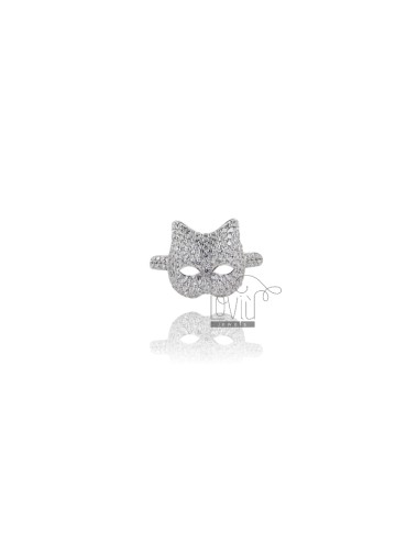 Anello the cat in argento...