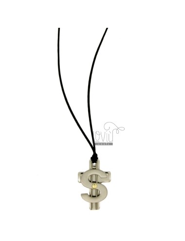 Cross pendant with dollar...