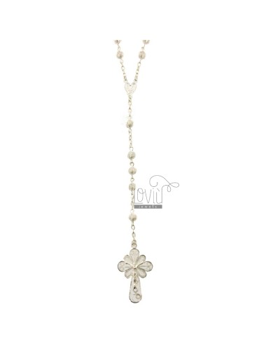 Collana rosario mm 6 cm 60...