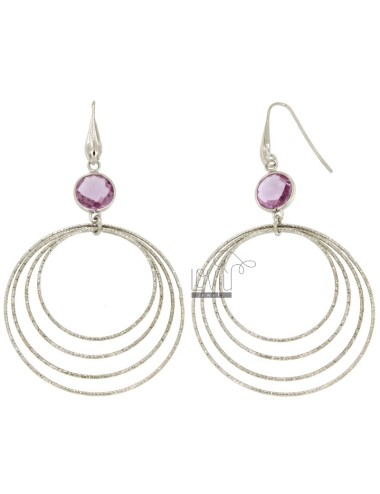 Earrings 4 concentric...
