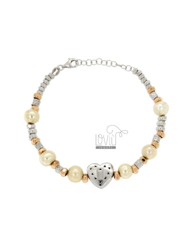 Bracelet with pearls and...