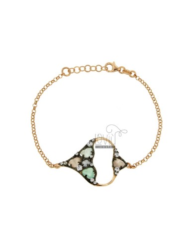 Rolo bracelet with small...