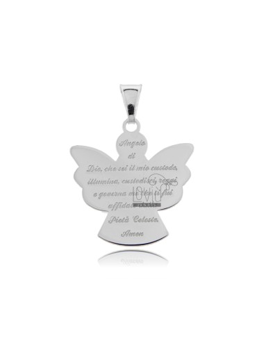 Eco angel pendant with...