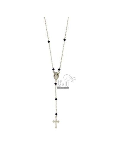 Rosary necklace with...