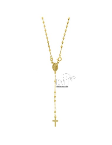 Rosary necklace cable with...