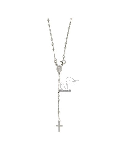 Rosary necklace cable with...