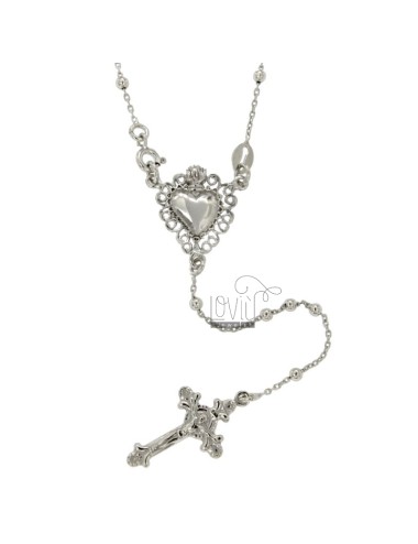 Collana rosario sacro cuore...