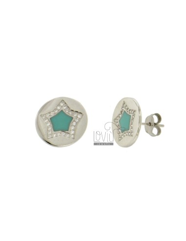 Round earrings mm 13 with...
