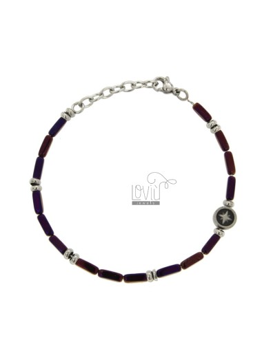 Bracelet with viola and...